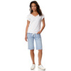 Damen Jeansshorts mit Knopf