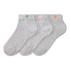 3 Paar Damen Sneaker-Socken knöchelhoch