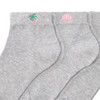 3 Paar Damen Sneaker-Socken knöchelhoch