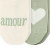 2 Paar Damen Sneaker-Socken im Motiv-Mix
