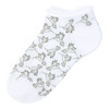 5 Paar Damen Sneaker-Socken mit Blumen
