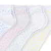 4 Paar Damen Sneaker-Socken mit Punkten