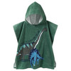 Kinder Badeponcho mit Dinos