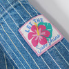 Mädchen Jeansrock mit Streifen