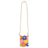 Mädchen Strohtasche mit bunten Blumen