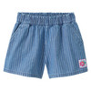 Mädchen Jeansshorts mit Streifen