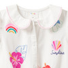 Mädchen Bluse mit Stickerei