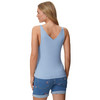 Damen Top mit Rippstruktur