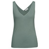 Damen Top mit Rippstruktur