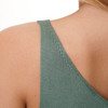 Damen Top mit Rippstruktur