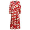 Damen Maxikleid mit Allover-Muster