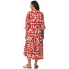 Damen Maxikleid mit Allover-Muster