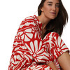 Damen Maxikleid mit Allover-Muster