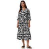 Damen Maxikleid mit Allover-Muster