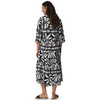 Damen Maxikleid mit Allover-Muster