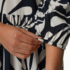 Damen Maxikleid mit Allover-Muster