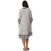 Damen Tunika-Kleid mit Allover-Muster