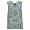 Damen Blusentop mit Allover-Muster