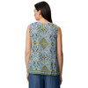 Damen Blusentop mit Allover-Muster