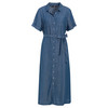 Damen Maxikleid in Denim-Optik