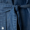 Damen Maxikleid in Denim-Optik