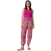 Damen Haremshose mit Allover-Muster