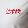 Damen T-Shirt mit Stickerei