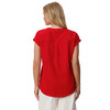 Dames-T-shirt met V-hals