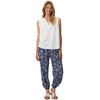 Damen Bluse mit Broderie Anglaise-Stickerei
