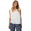 Damen Bluse mit Broderie Anglaise-Stickerei