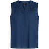 Damen Bluse mit Broderie Anglaise-Stickerei