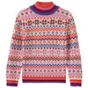 Mädchen Strickpullover mit Allover-Muster