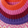 Mädchen Strickpullover mit Allover-Muster