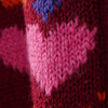 Mädchen Strickjacke mit Allover-Muster