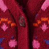 Mädchen Strickjacke mit Allover-Muster