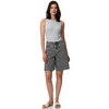 Damen Top mit Rippstruktur
