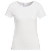 Damen T-Shirt mit Ringelsaum