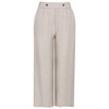 Damen Leinen-Culotte mit Elastikbund
