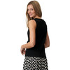 Damen Top in Crepp-Optik
