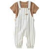 Newborn Set aus T-Shirt und Latzhose