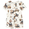 Newborn Overall mit Waffelstruktur