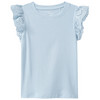 Mädchen T-Shirt mit Rippstruktur