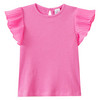 Baby T-shirt met geribbelde structuur