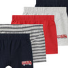 5 Jungen Boxer mit Feuerwehr-Motiven