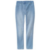 Mädchen Jeggings mit Stretch-Bund hellblau
