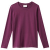 3 Mädchen Langarmshirts in Unifarben