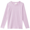 3 Mädchen Langarmshirts in Unifarben