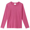 3 Mädchen Langarmshirts in Unifarben