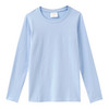 3 Mädchen Langarmshirts in Unifarben