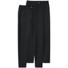 2 Mädchen Leggings mit Bio-Baumwolle schwarz